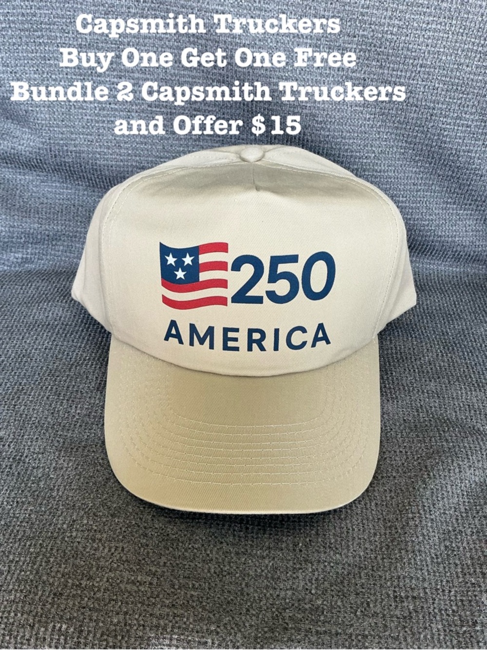 American 250 Trucker Hat – USA custom graphic Snapback – Patriotic Gift